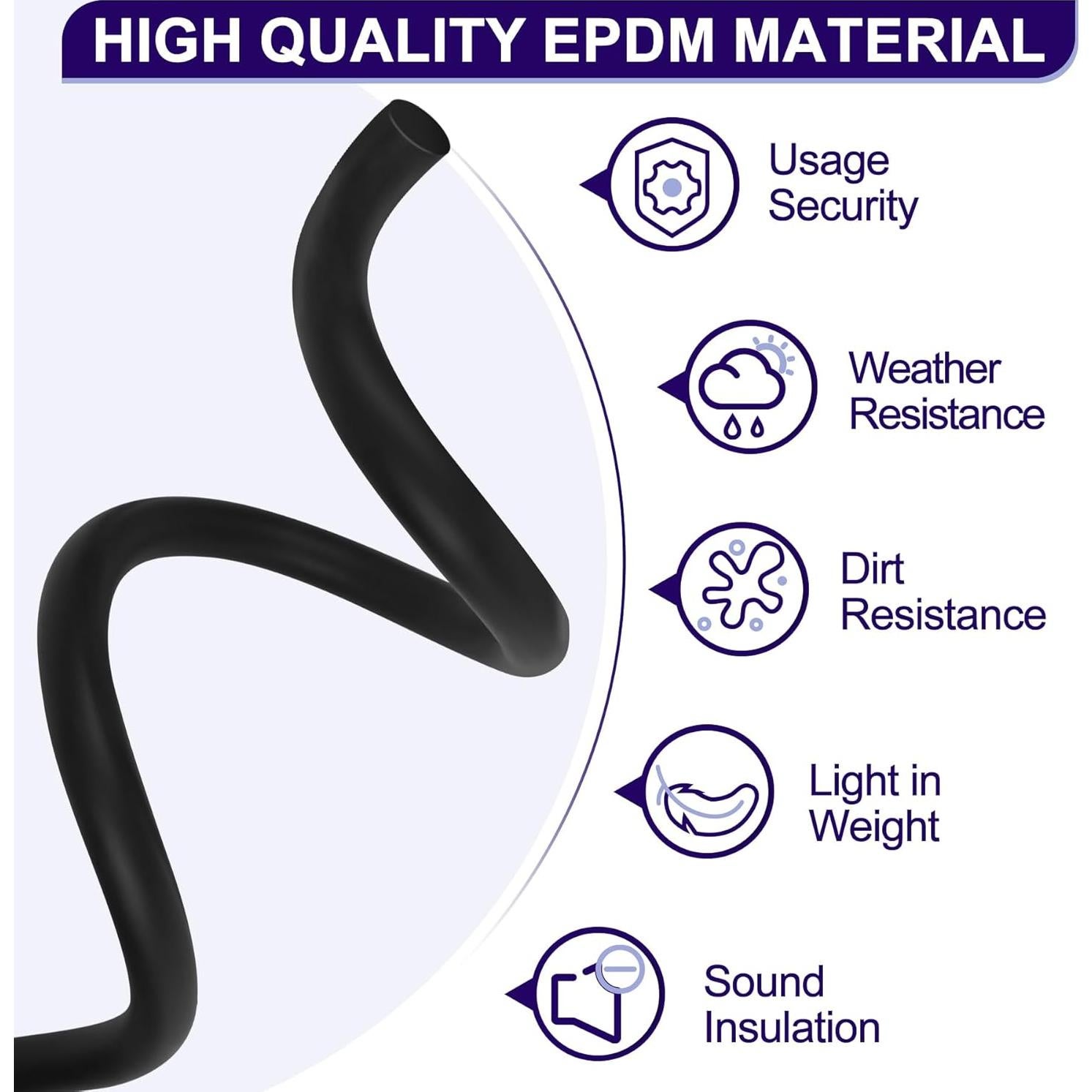 Varilla de Respaldo EPDM ToLanbbt 13mm x 6.1m para Sellado