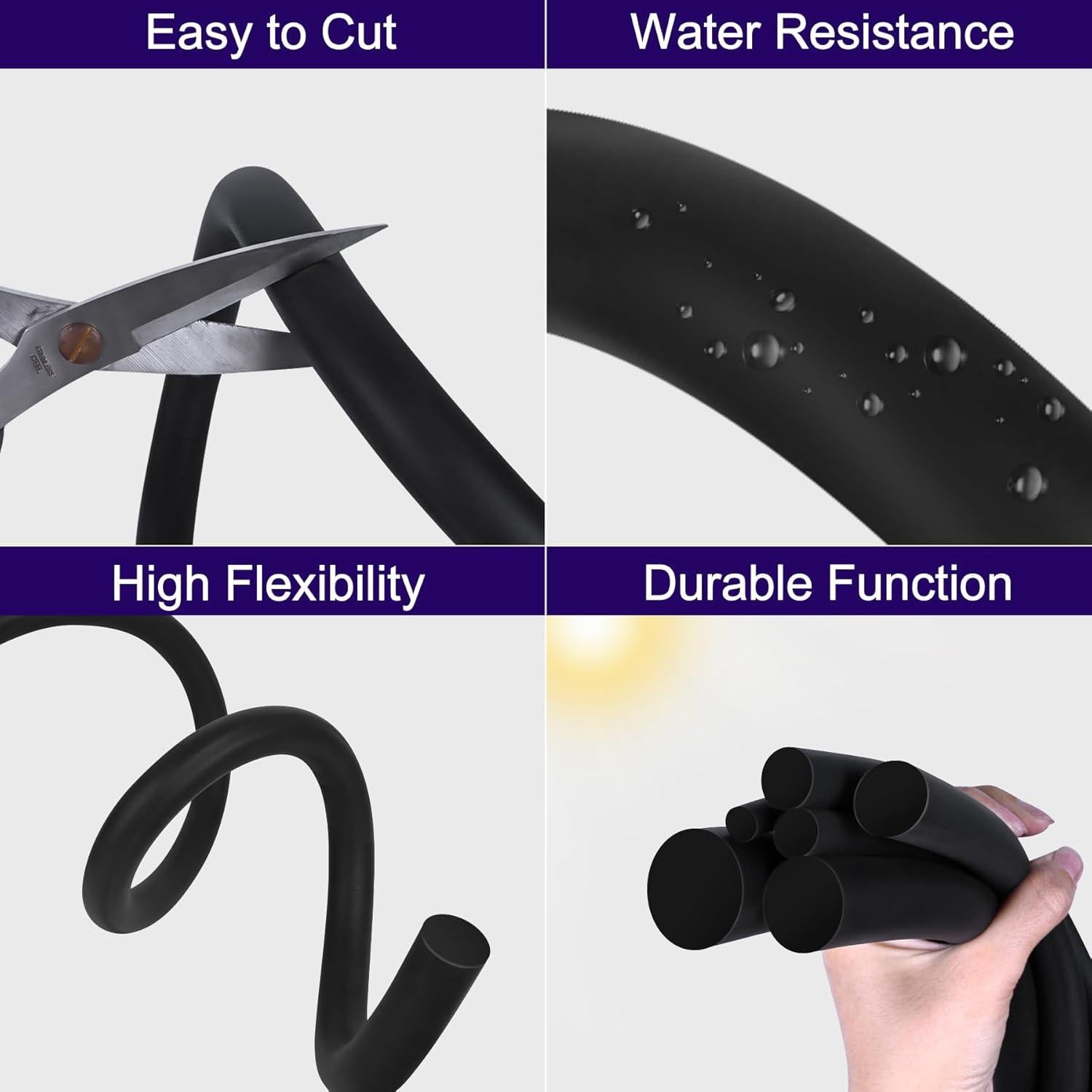 Varilla de Respaldo EPDM ToLanbbt 13mm x 6.1m para Sellado