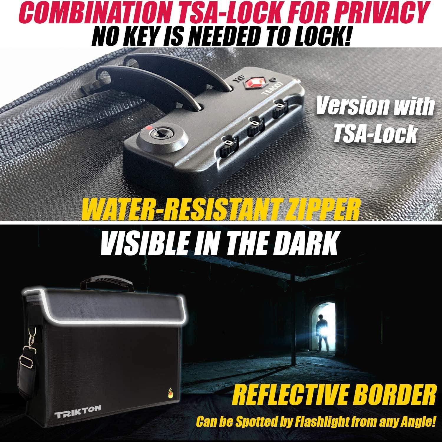 Bolsa de Documentos a Prueba de Fuego TRIKTON XXL 44.5x33 cm