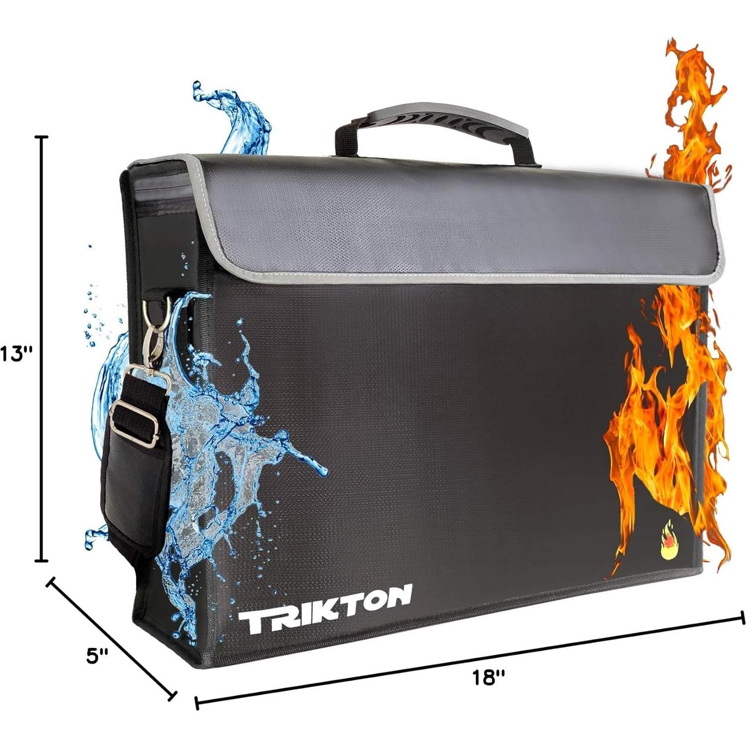 Bolsa de Documentos a Prueba de Fuego TRIKTON XXL 44.5x33 cm