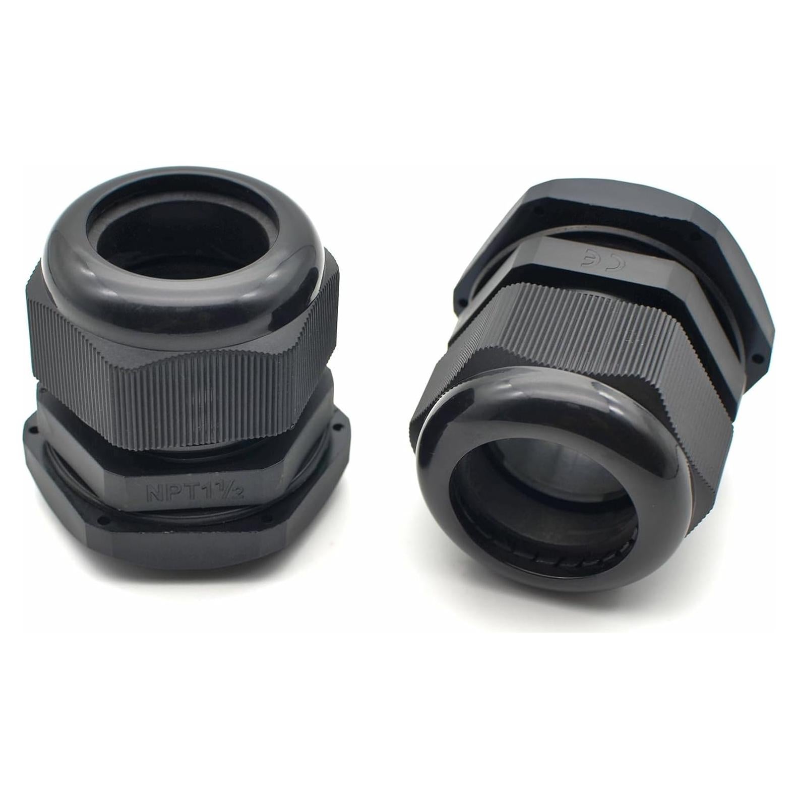 Entradas de Cable Impermeables Nylon PA66 IP68 2-Pack NPT1-1/2