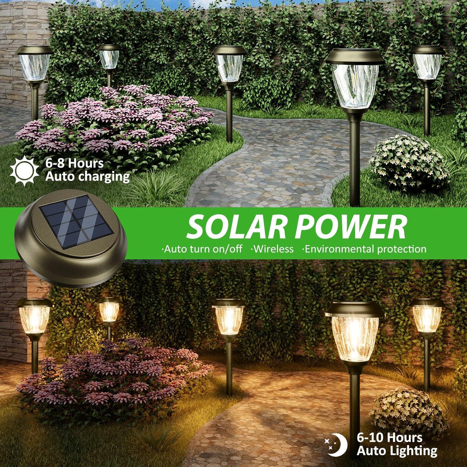 Luces de Camino Solares XMCOSY+ 6 Piezas 10/25 LM Impermeables