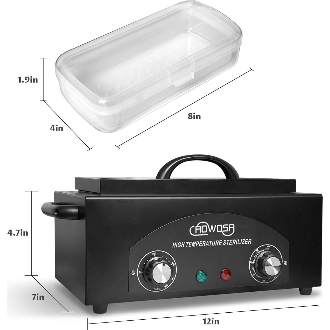 Caja de Limpieza de Herramientas AOWOSA 2L Temperatura 50-220°C