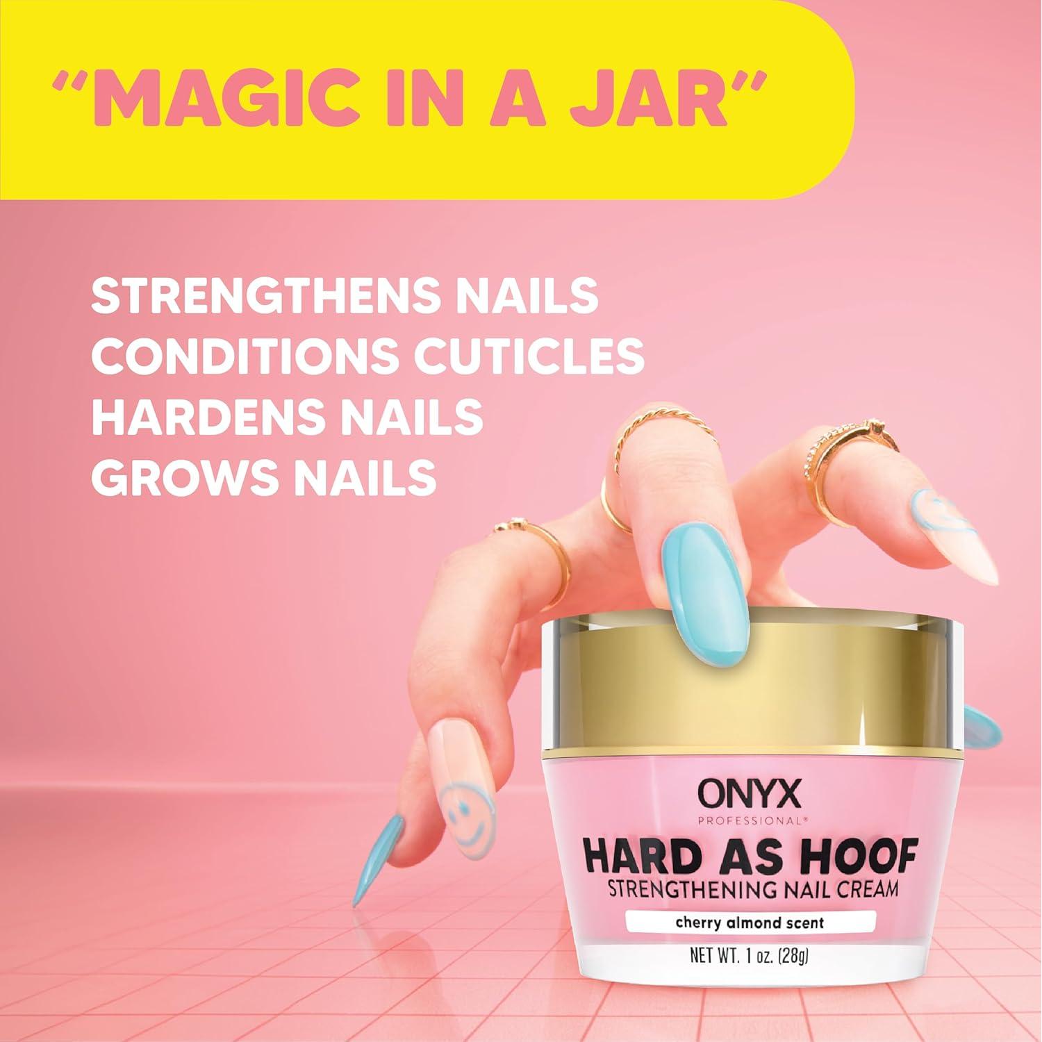 Crema Endurecedora de Uñas Onyx Professional 28.35 g Almendra y Cereza