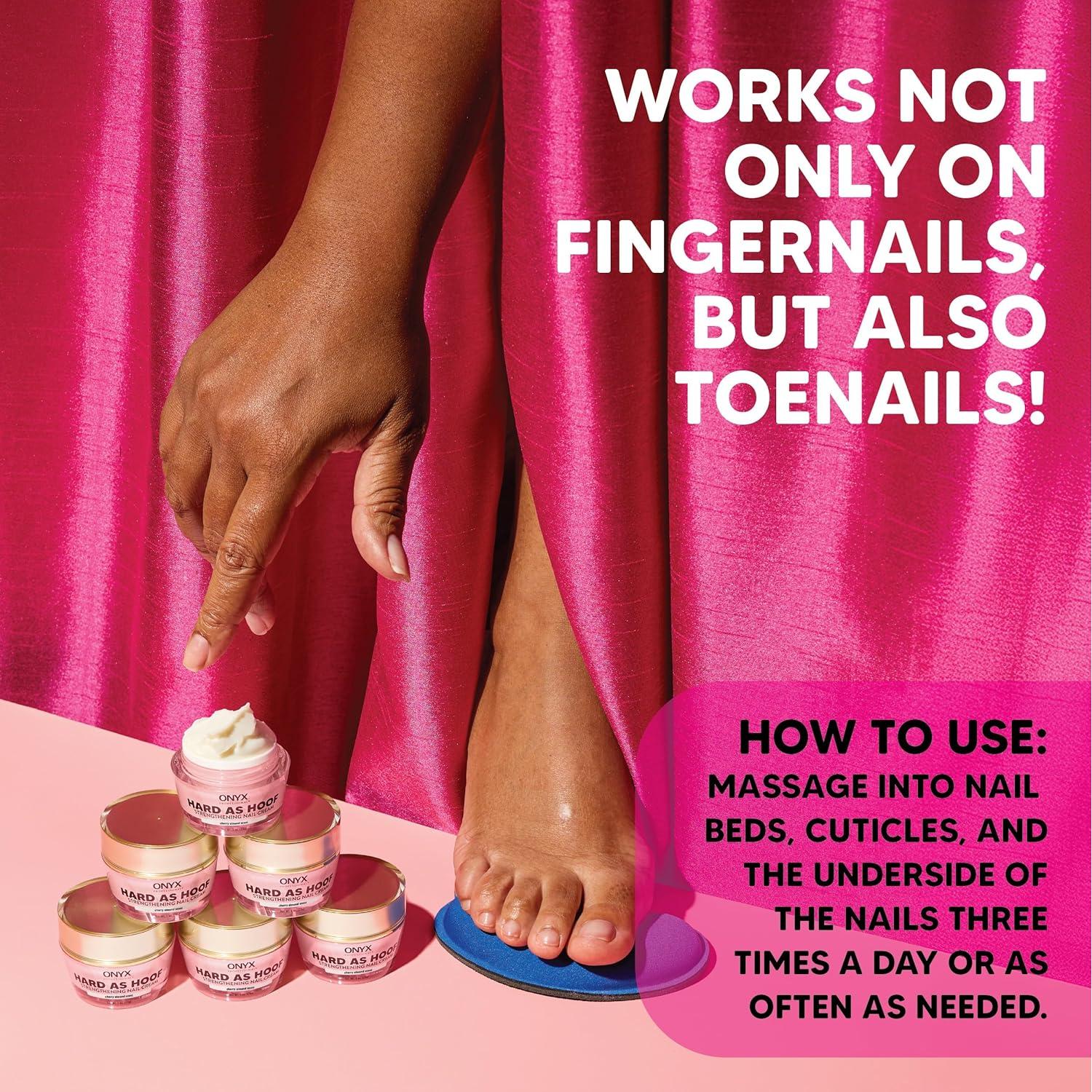 Crema Endurecedora de Uñas Onyx Professional 28.35 g Almendra y Cereza