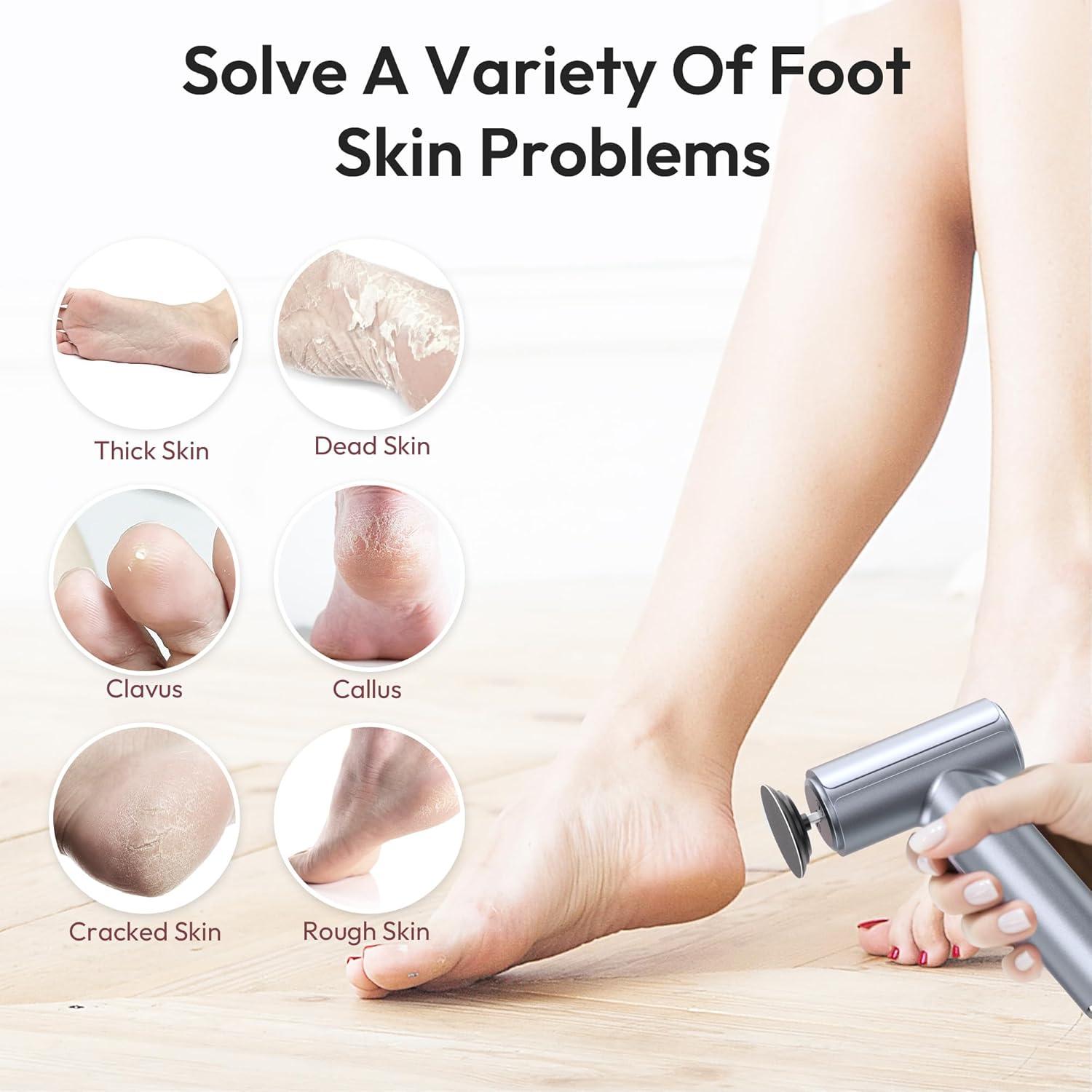 Removedor de Callos Eléctrico Drivox A8 2-en-1 Recargable