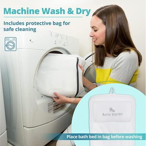 Almohada de Baño Bath Haven Deluxe - 127x38 cm, Malla Aire