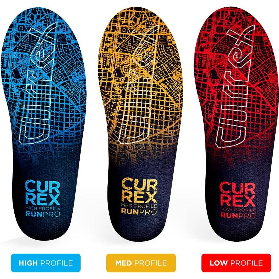 CURREX Plantillas RunPro Arco Alto 2X para Correr