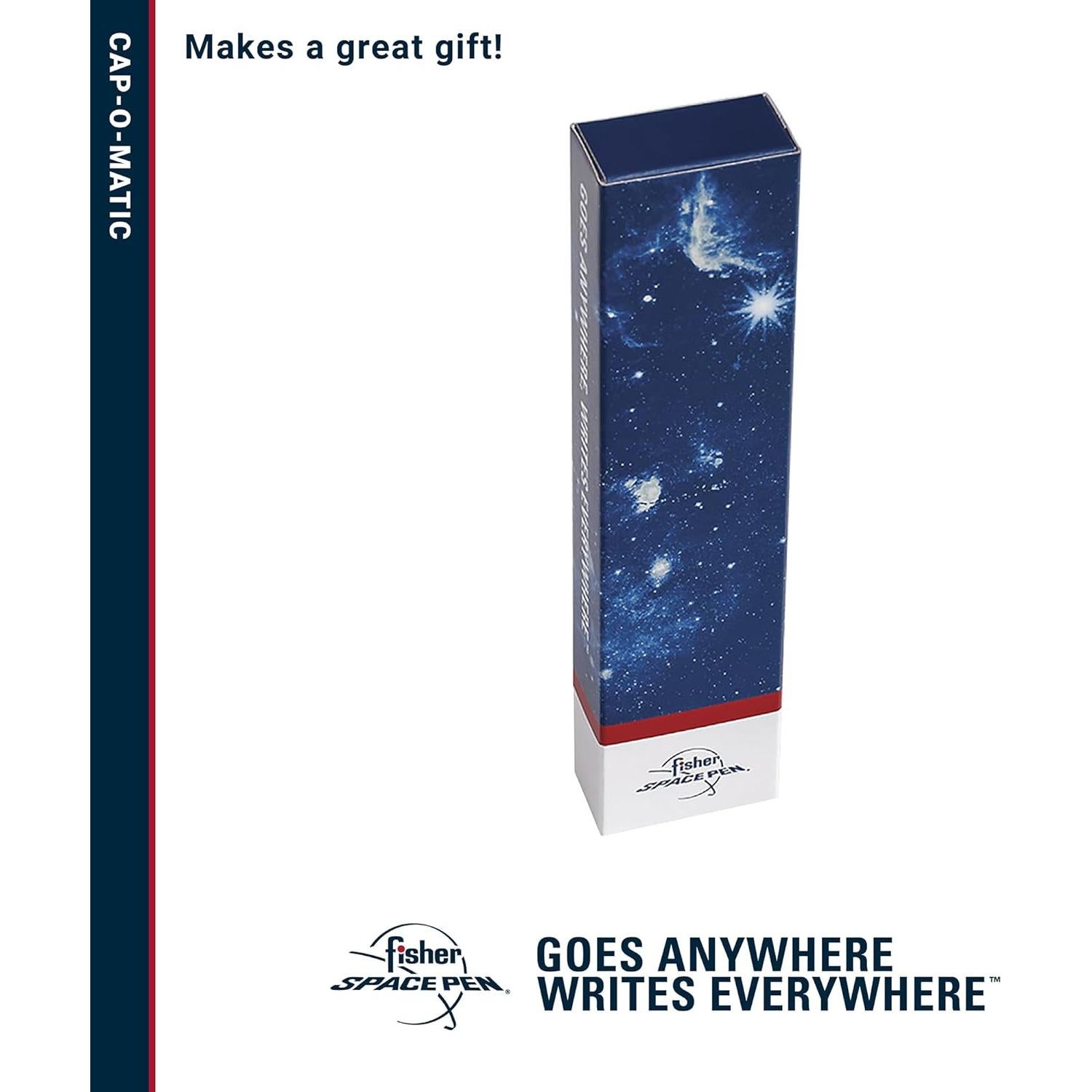 Bolígrafo Espacial Fisher M4B Militar Negro Mate Tinta Negra