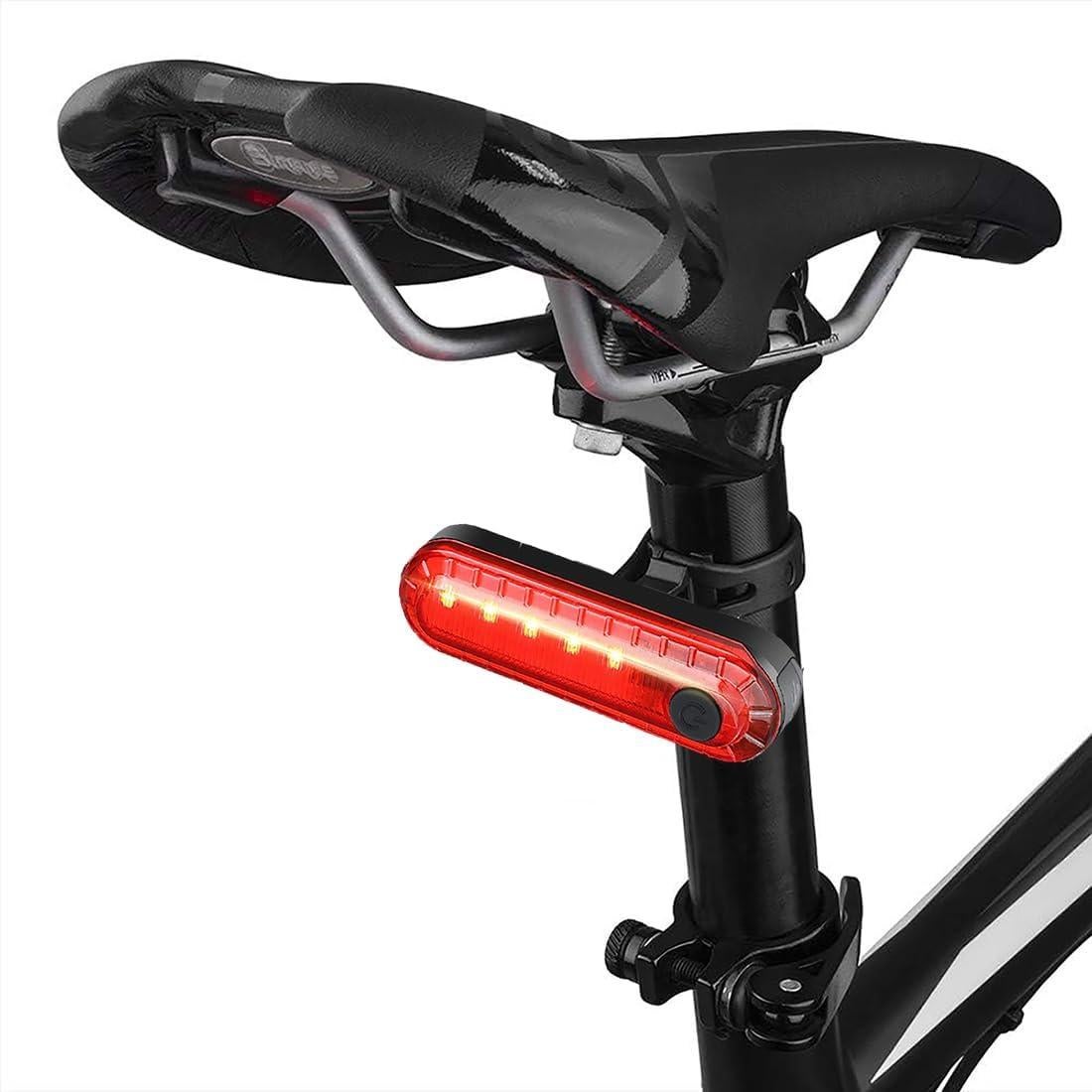 Luz Trasera de Bicicleta Hilngav LED Recargable USB-C 4 Modos