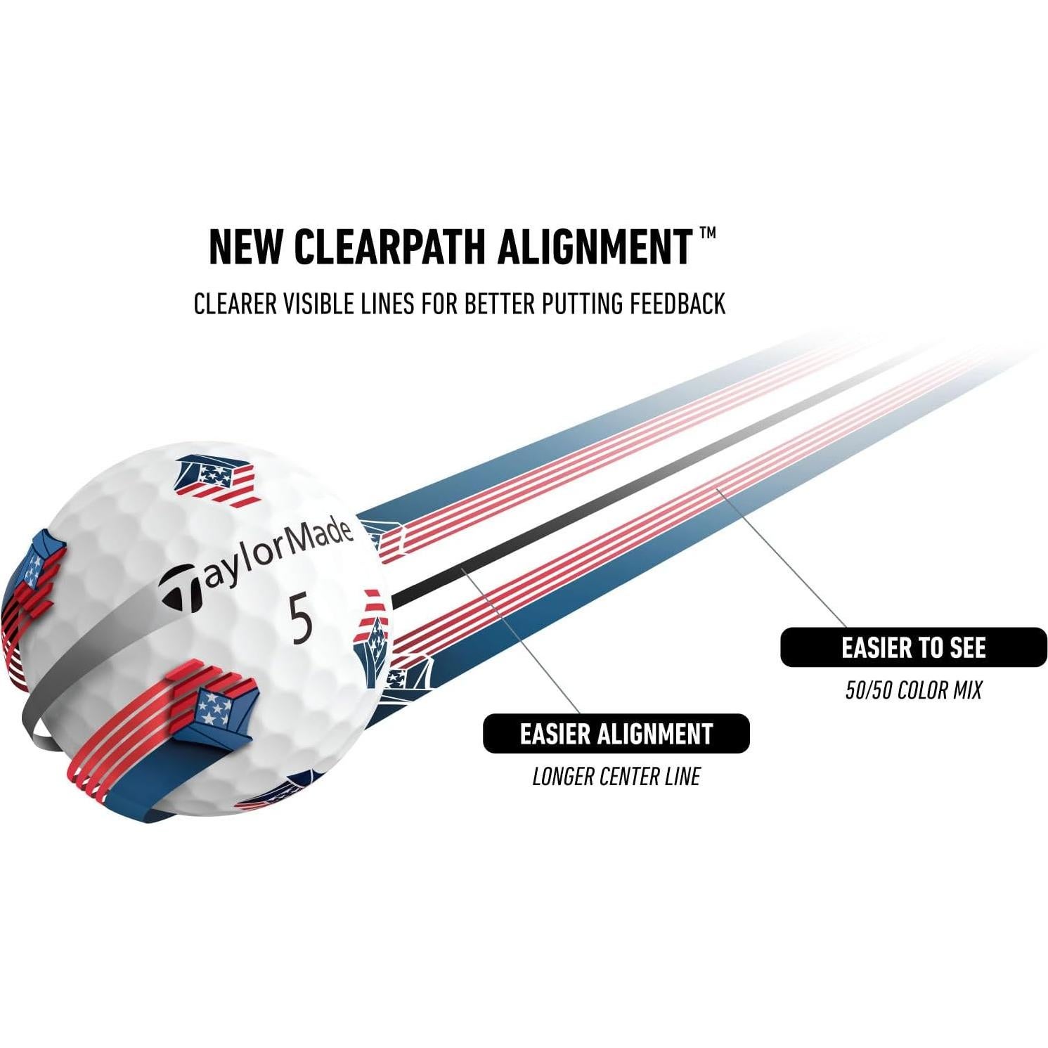 Pelotas de Golf TaylorMade TP5 Pix 2024 - 12 Unidades