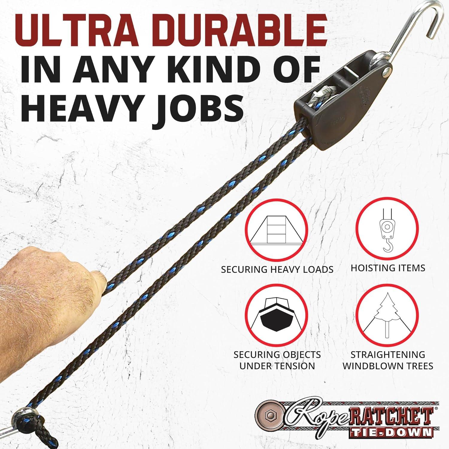 Polea de Cuerda 15 pies Carolina North 113.4 kg Ajustable