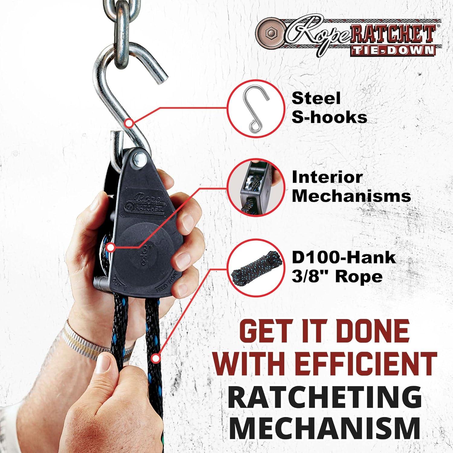 Polea de Cuerda 15 pies Carolina North 113.4 kg Ajustable