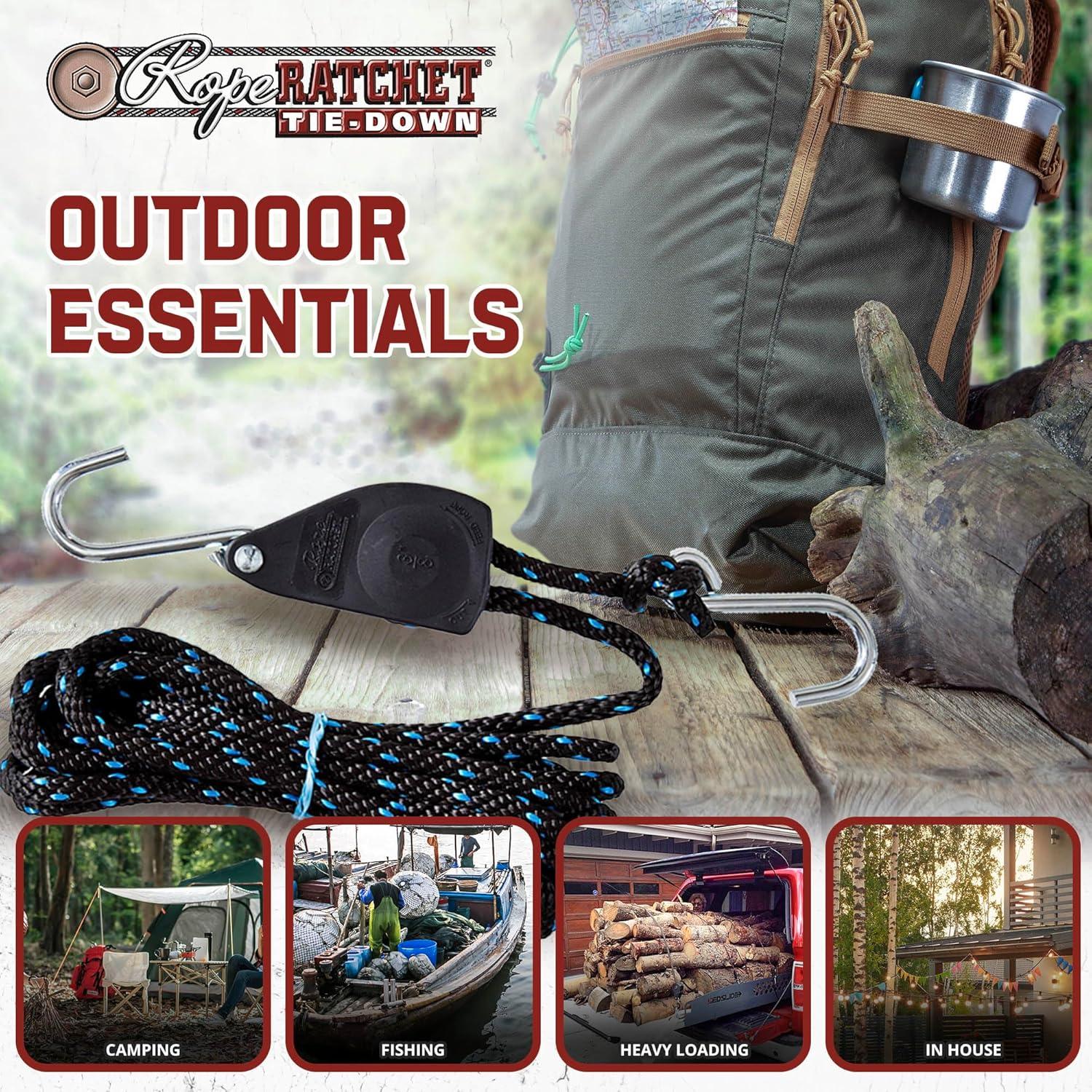 Polea de Cuerda 15 pies Carolina North 113.4 kg Ajustable