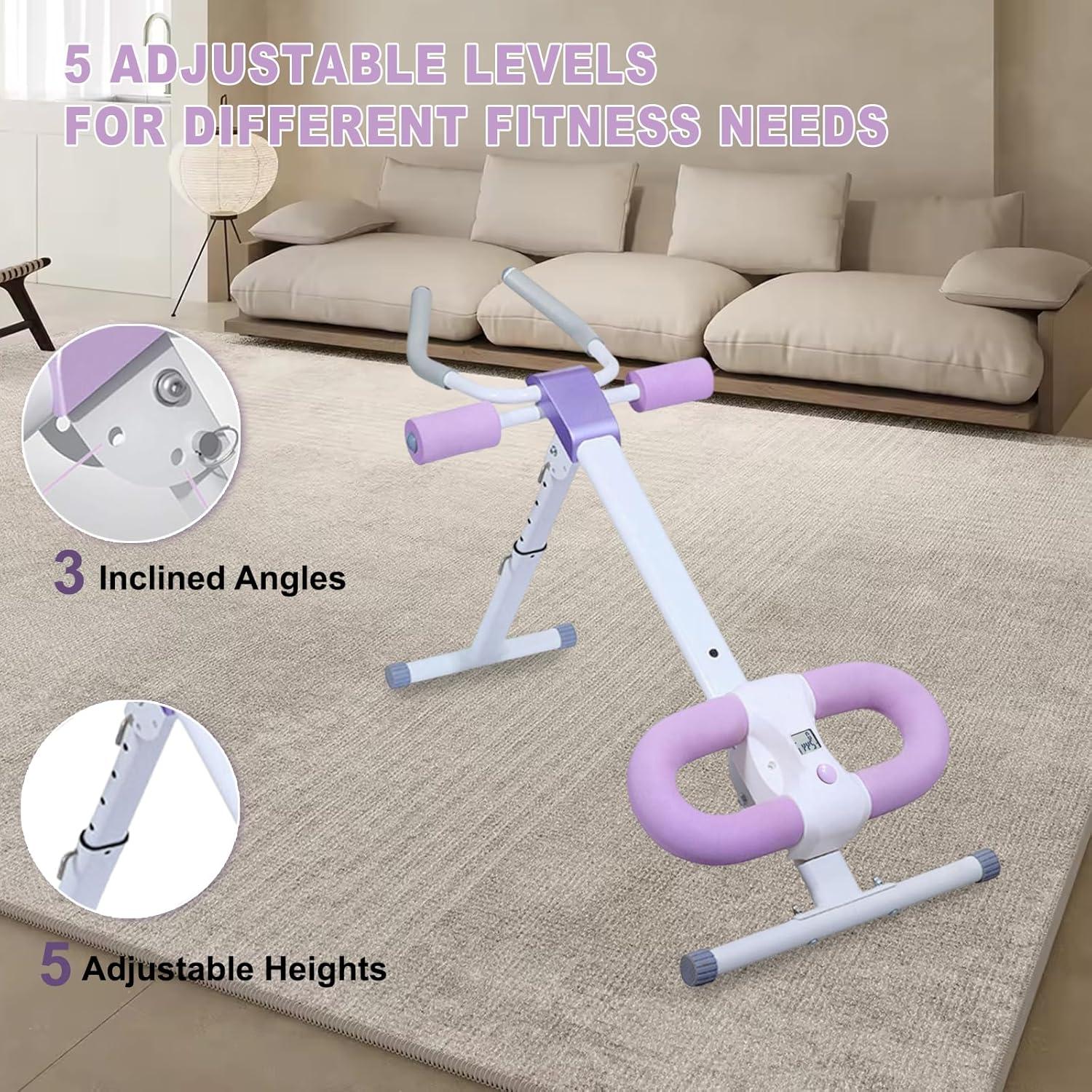 Máquina Abdominal Plegable HOTSWEAT con Monitor LCD - 158.76 kg