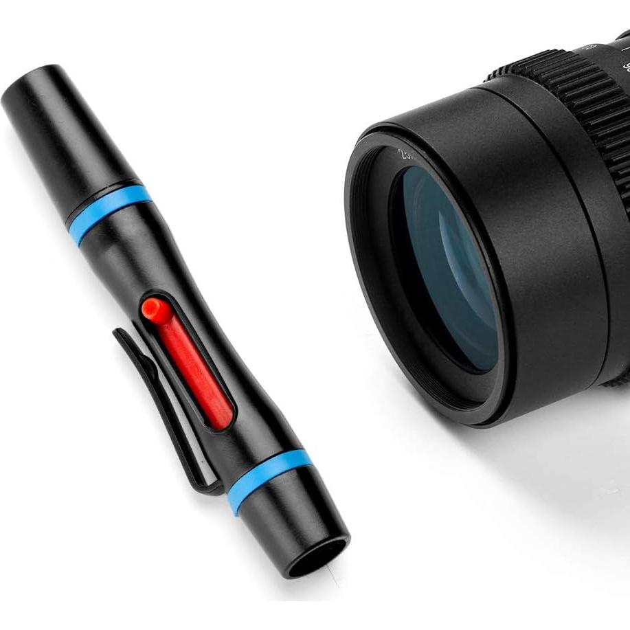 43mm Lens Cap Bundle, 3 Pack Universal Snap on Front Centre Pinch Lens Cover Set with Microfiber Lens Cleaning Cloth for Canon Nikon Sony Olympus DSLR Camera + Camera Lens Cleaning Pen