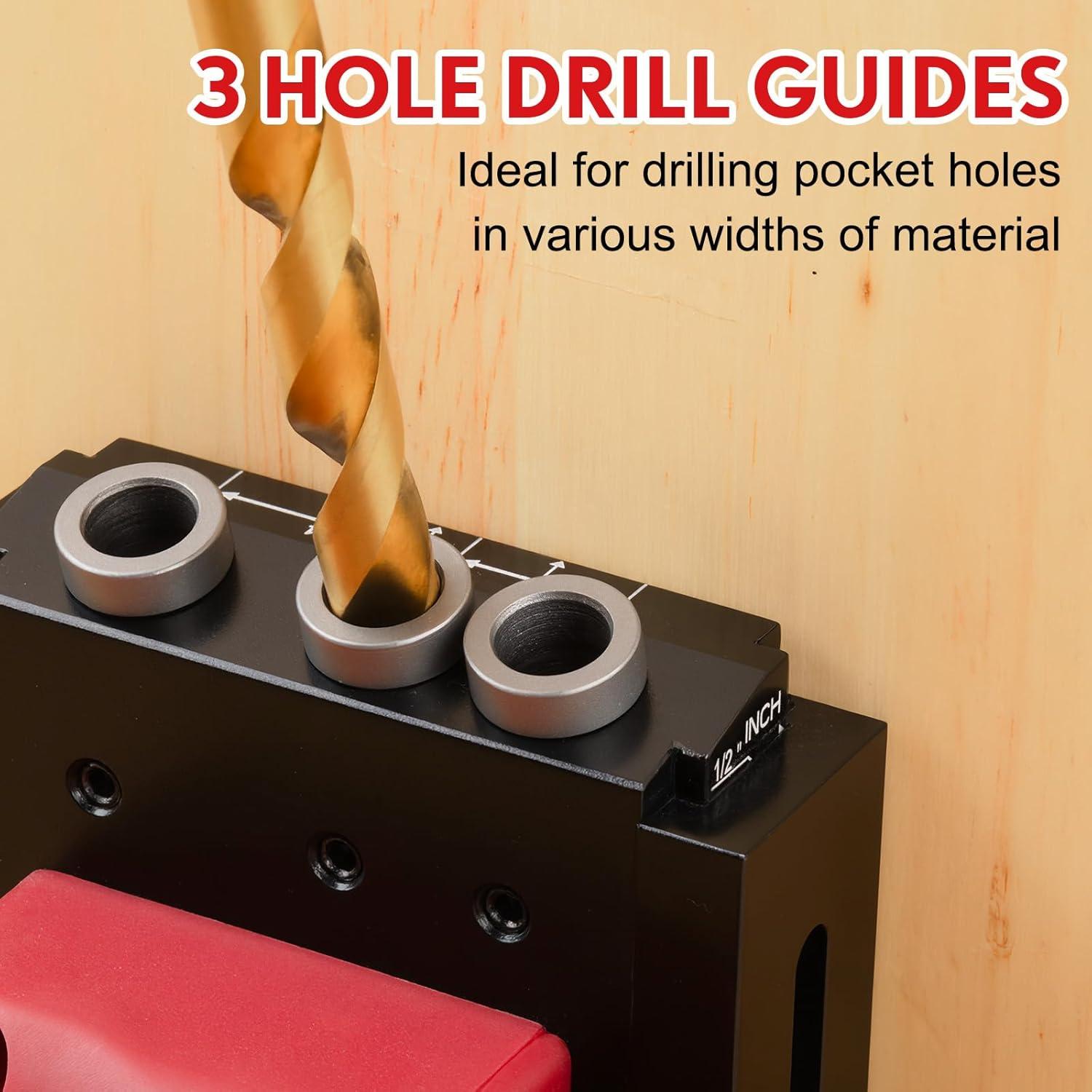 Plantilla de Agujeros Pocket MUWOOD HJ01 Ajustable 12-42mm