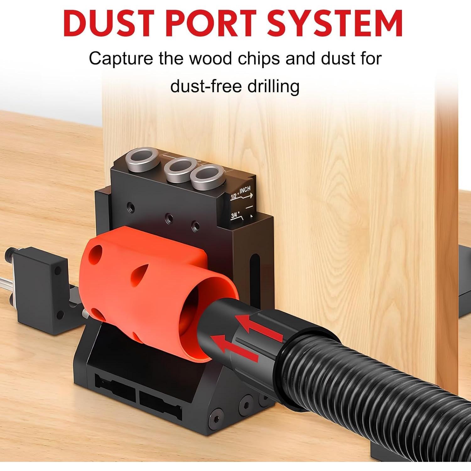 Plantilla de Agujeros Pocket MUWOOD HJ01 Ajustable 12-42mm