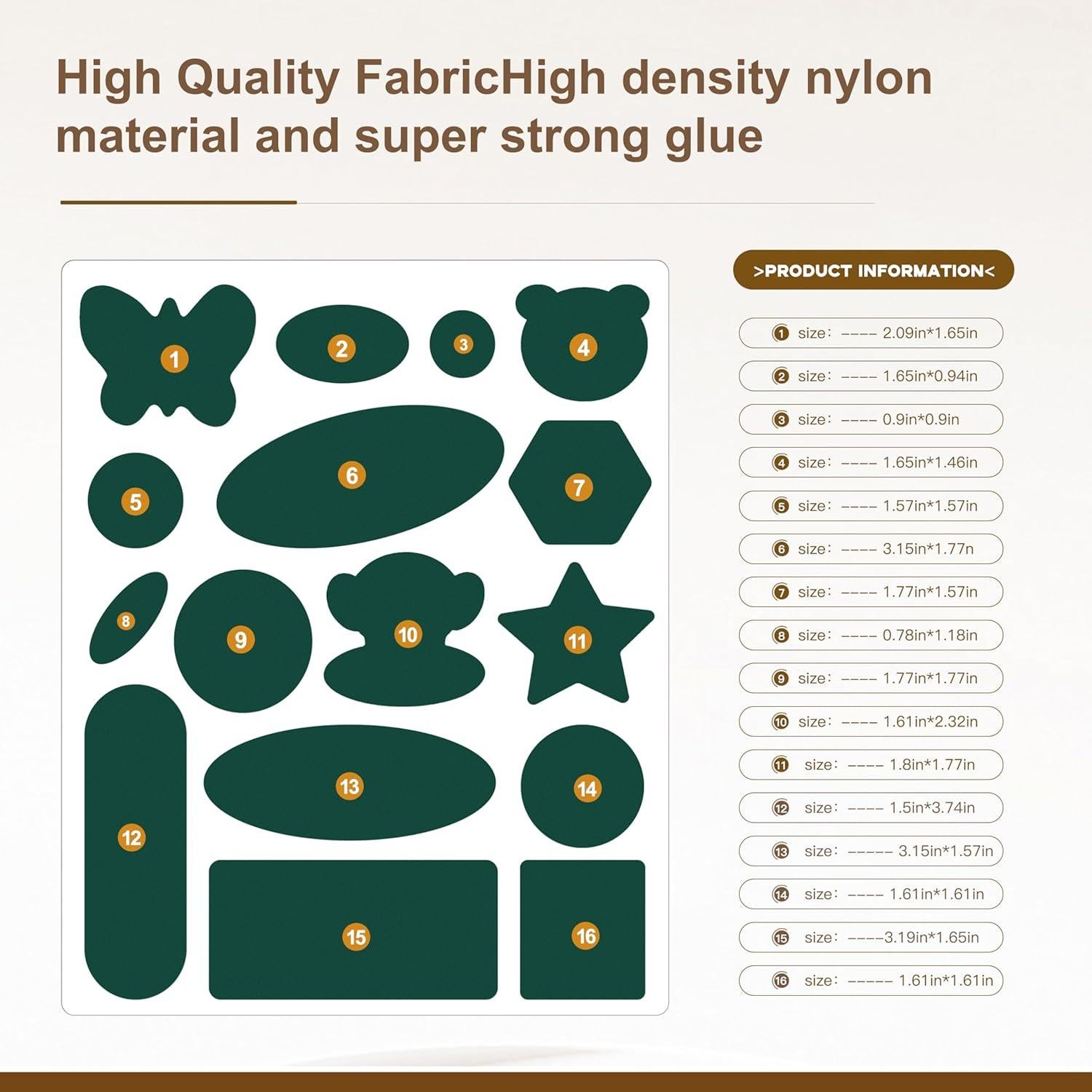 Parche de reparación Azobur 17.78x22.86cm impermeable 2 piezas