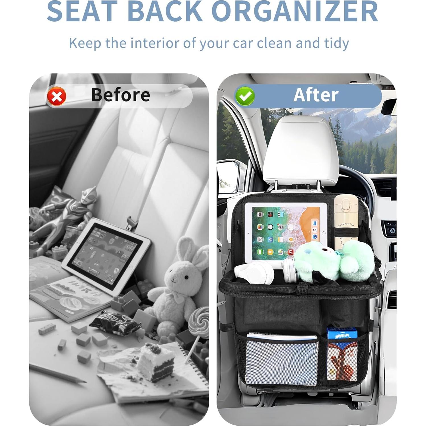 Organizador de Asiento Trasero COFSODI con Soporte para Tableta