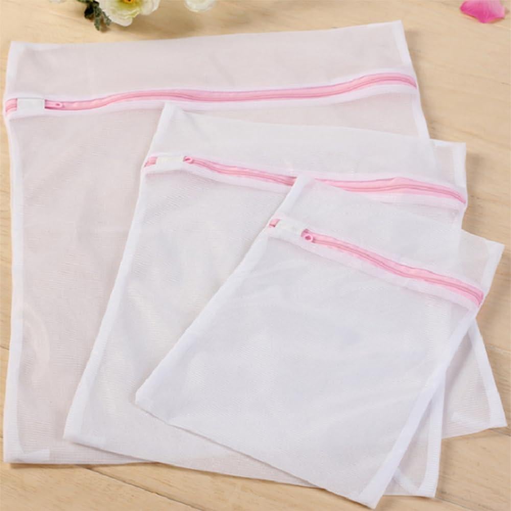 3 Bolsas de Lavandería de Malla Fina Lsnhincp - Cremallera