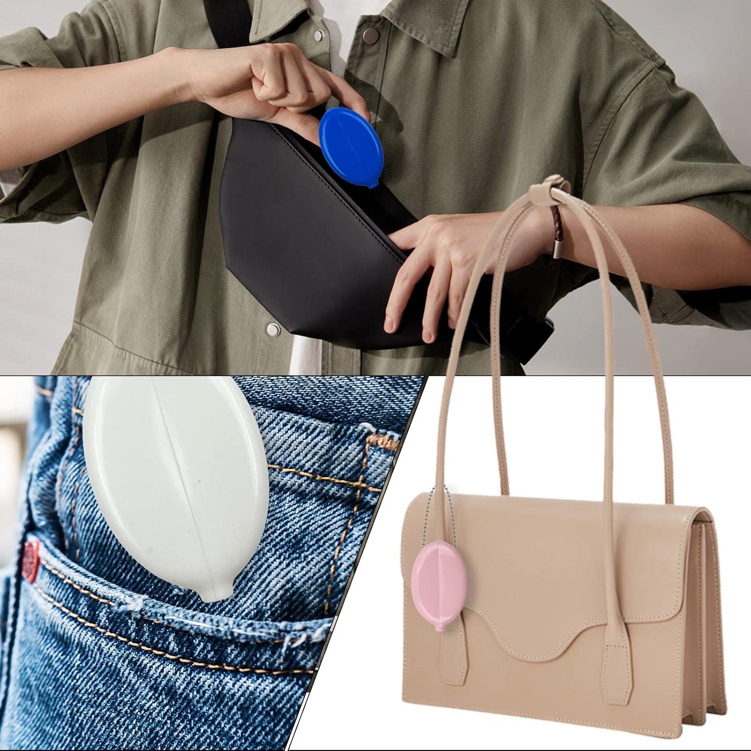 Monedero Ovalado DEEZOMO Negro - Organizador de Monedas 5x7.6cm