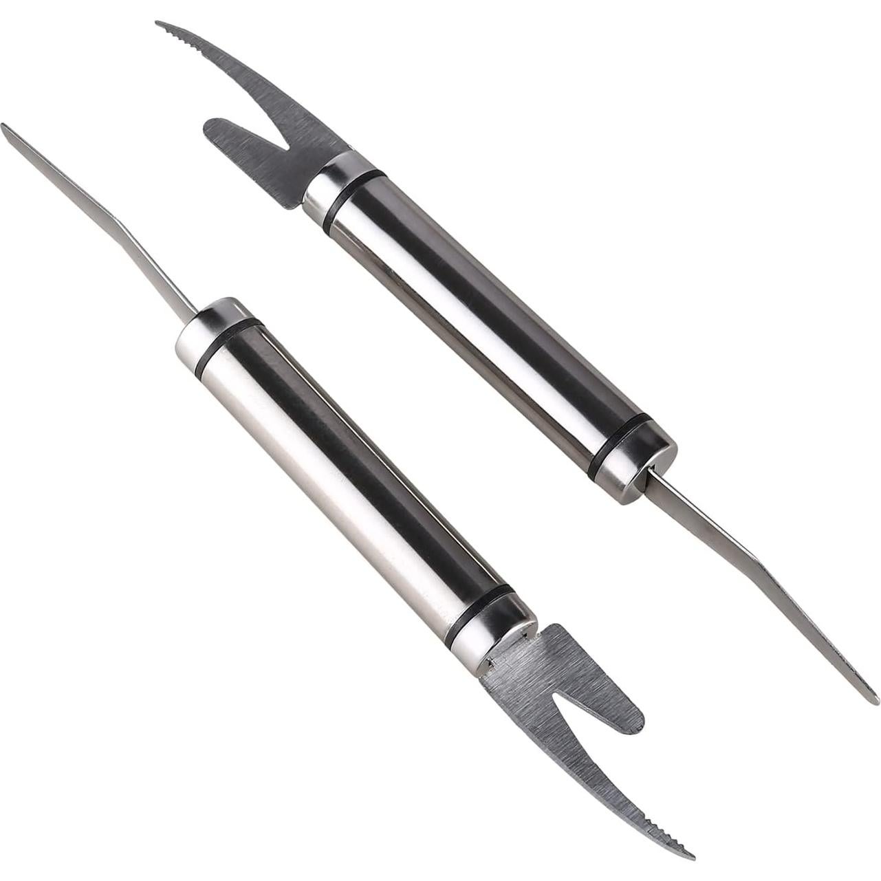 Cuchillo Multifuncional 5 en 1 Acero Inoxidable para Camarones y Pescado