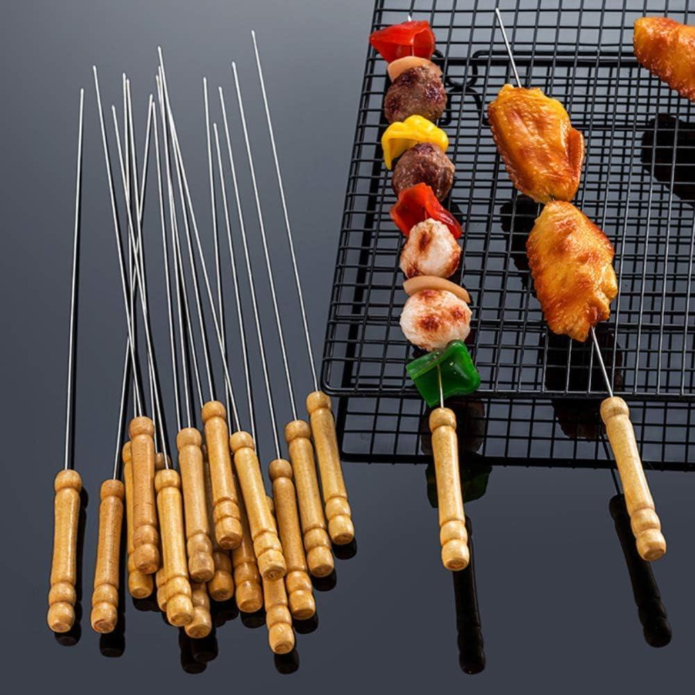 Pinchos de Barbacoa HAKSEN 12 PCS Acero Inoxidable 29.7 cm