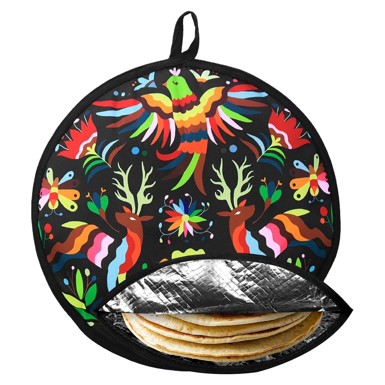 Calentador de Tortillas 30 cm AKAYOK Bolsa Aislada Negro