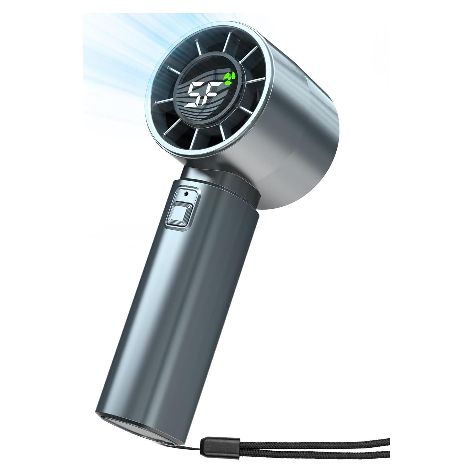 Ventilador Portátil ERABAY FY-8002 Recargable USB 4000mAh 5 Velocidades