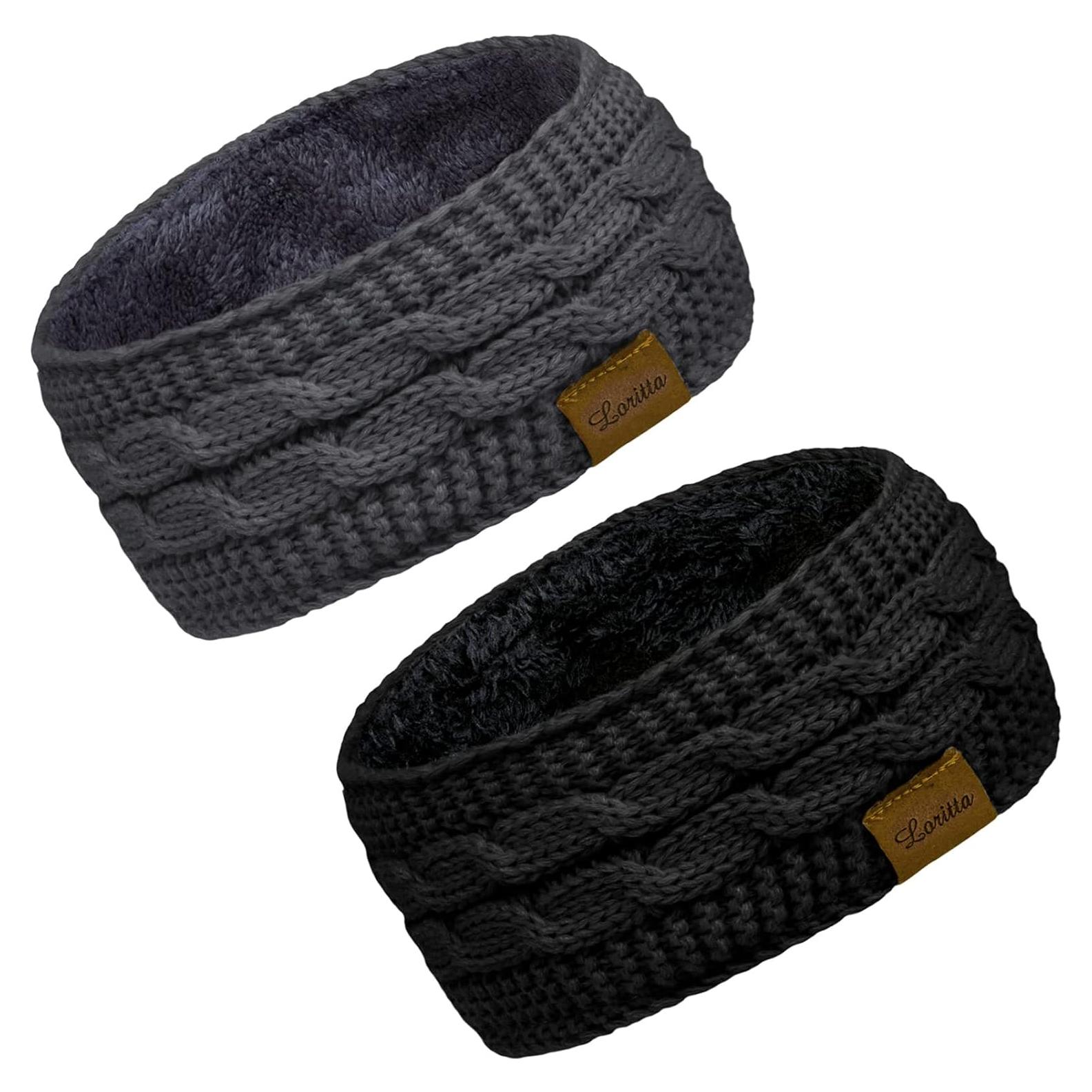 Diademas de Invierno Loritta 2 Paquete Calentadores de Oídos