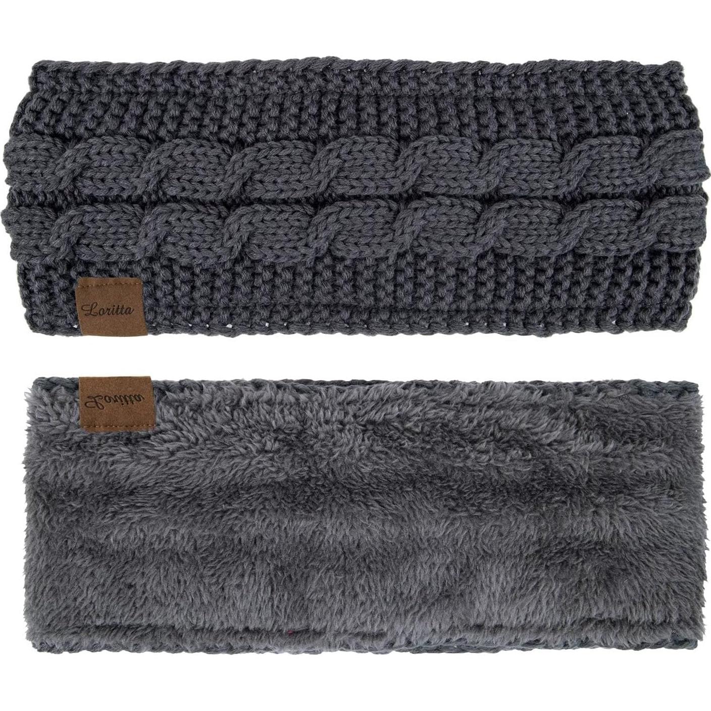 Diademas de Invierno Loritta 2 Paquete Calentadores de Oídos