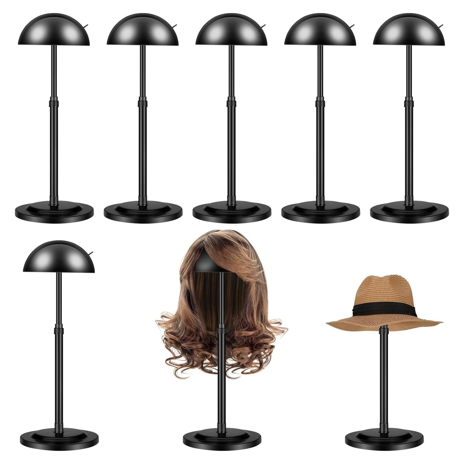 Soporte para Pelucas Tatuo 8 Pcs Altura Ajustable 25-48 cm
