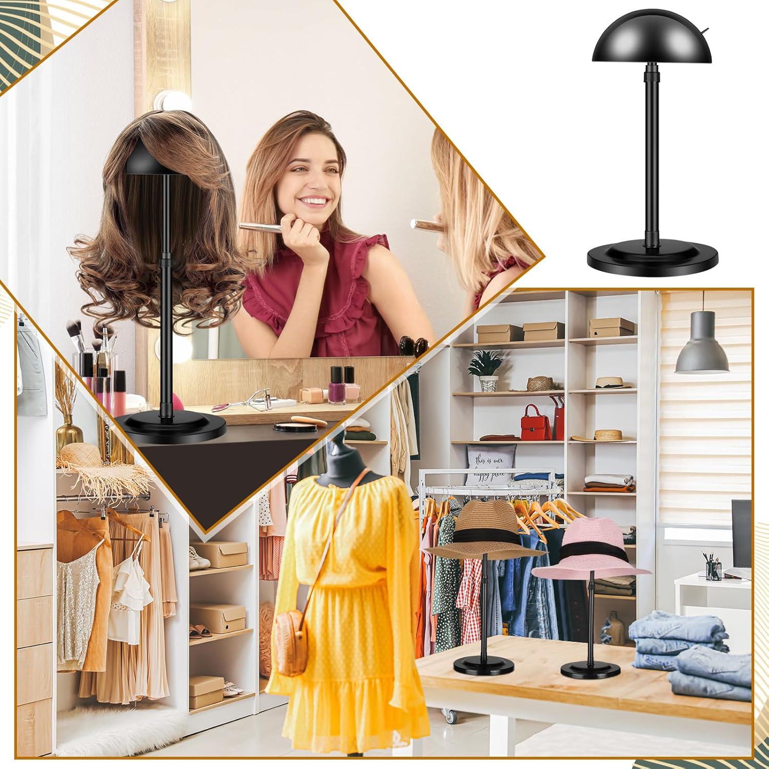 Soporte para Pelucas Tatuo 8 Pcs Altura Ajustable 25-48 cm