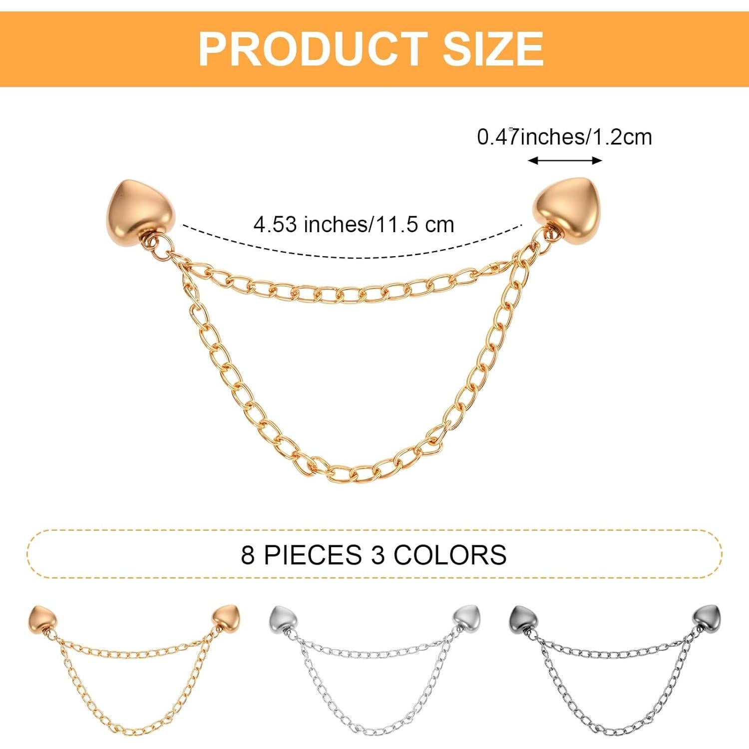 8 Clips Magnéticos para Ropa Gjinxi - Accesorios Multifuncionales