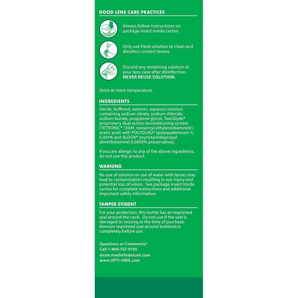 Solución Desinfectante Multiusos Opti-Free Replenish 295 ml