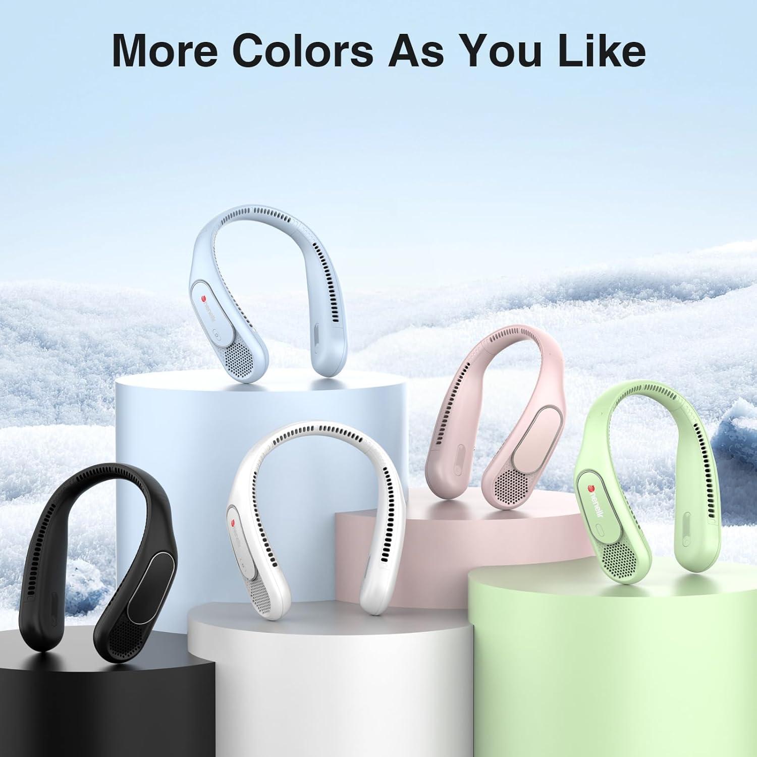 Ventilador de Cuello Hotsales Recargable 6000 mAh 3 Velocidades