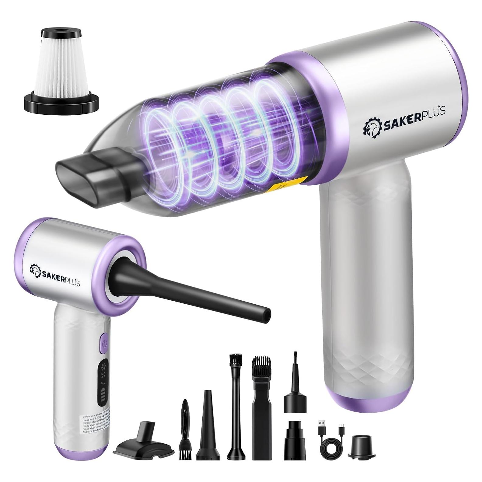 Aspiradora Portátil SakerPlus DB-S03 3 en 1 18000Pa Sin Cable