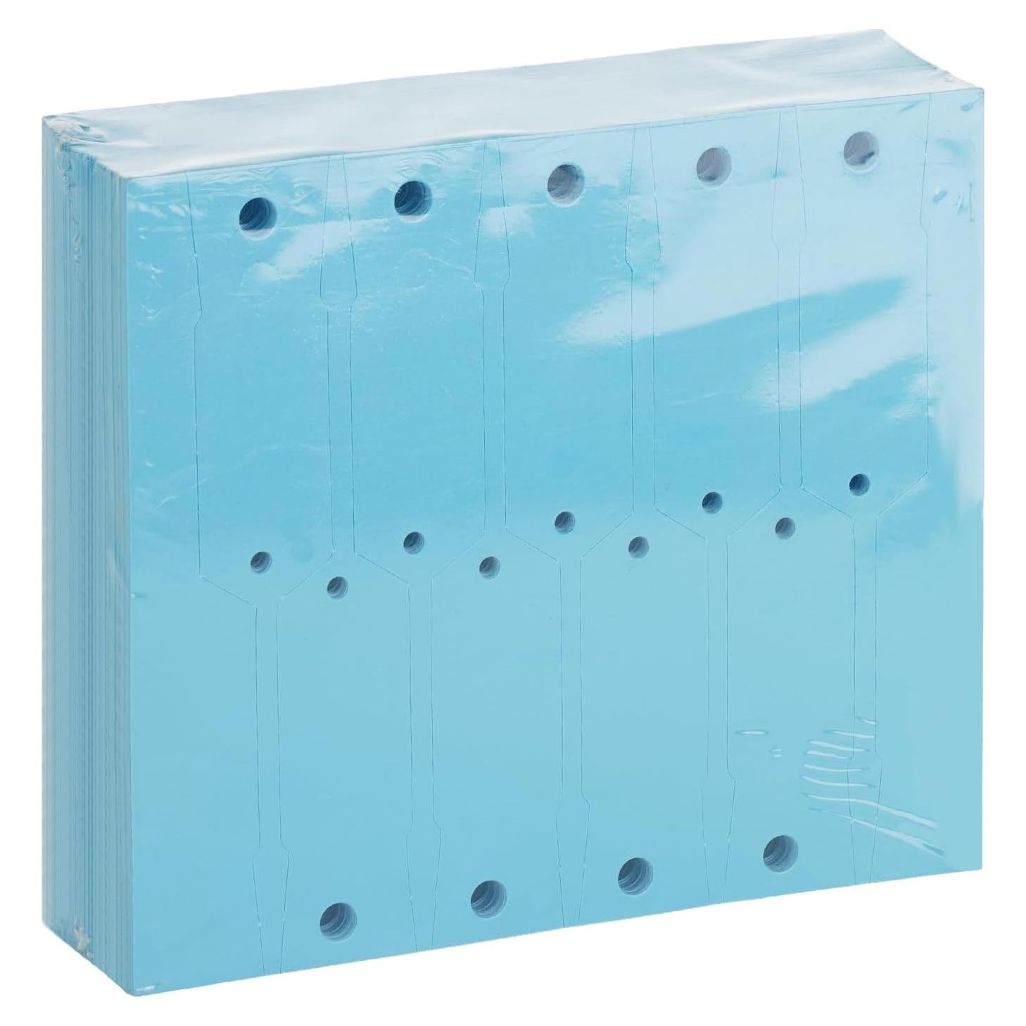 Etiquetas de Llave Auto-Bloqueantes Genérica 1000 Pcs Azul 11.43x1.91 cm