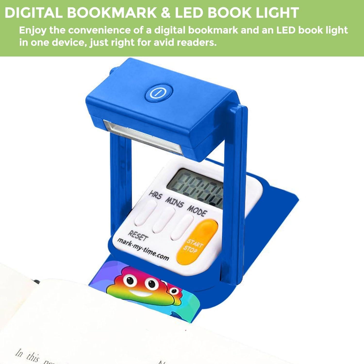 Marcador Digital Mark-My-Time con Luz LED 3D Arcoíris