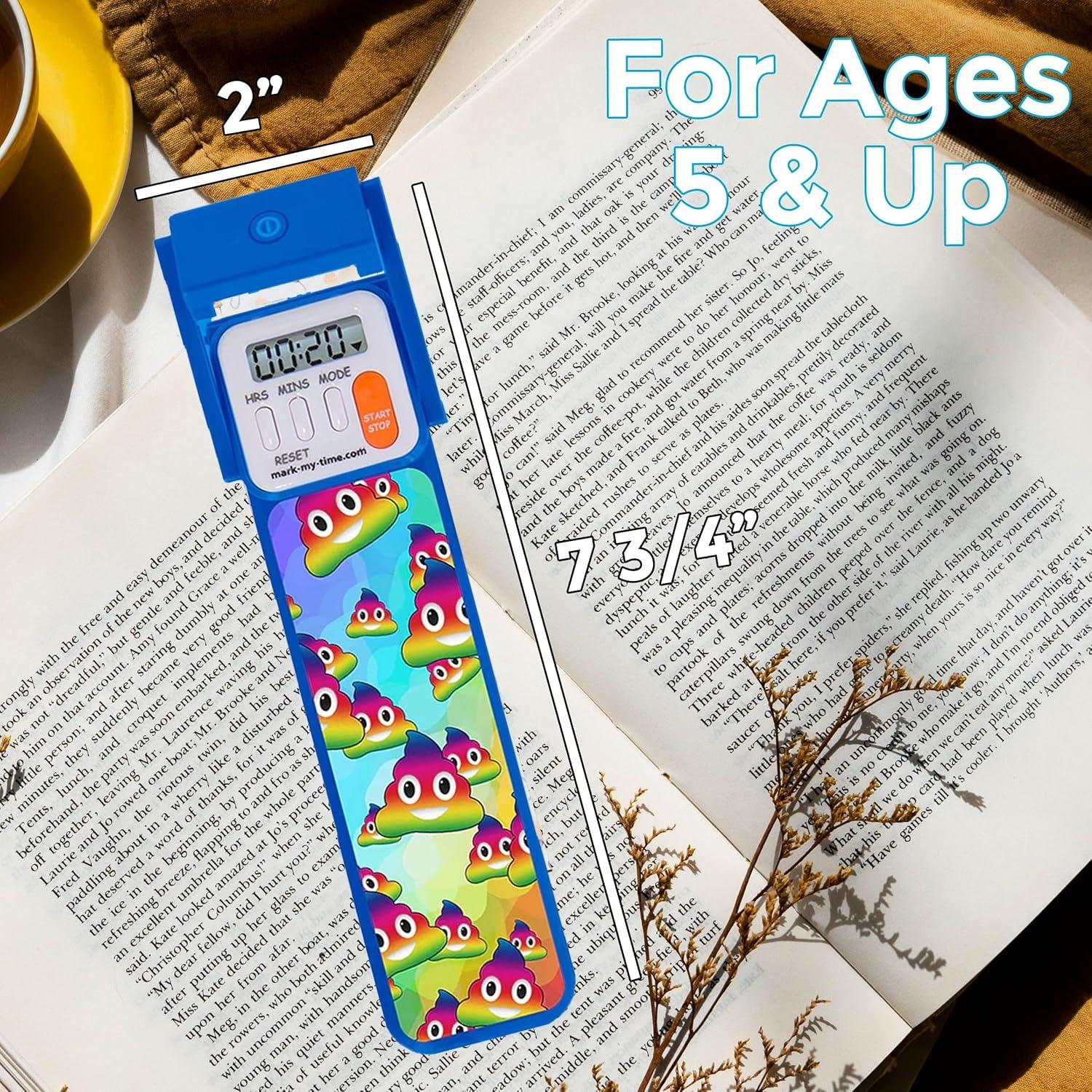 Marcador Digital Mark-My-Time con Luz LED 3D Arcoíris