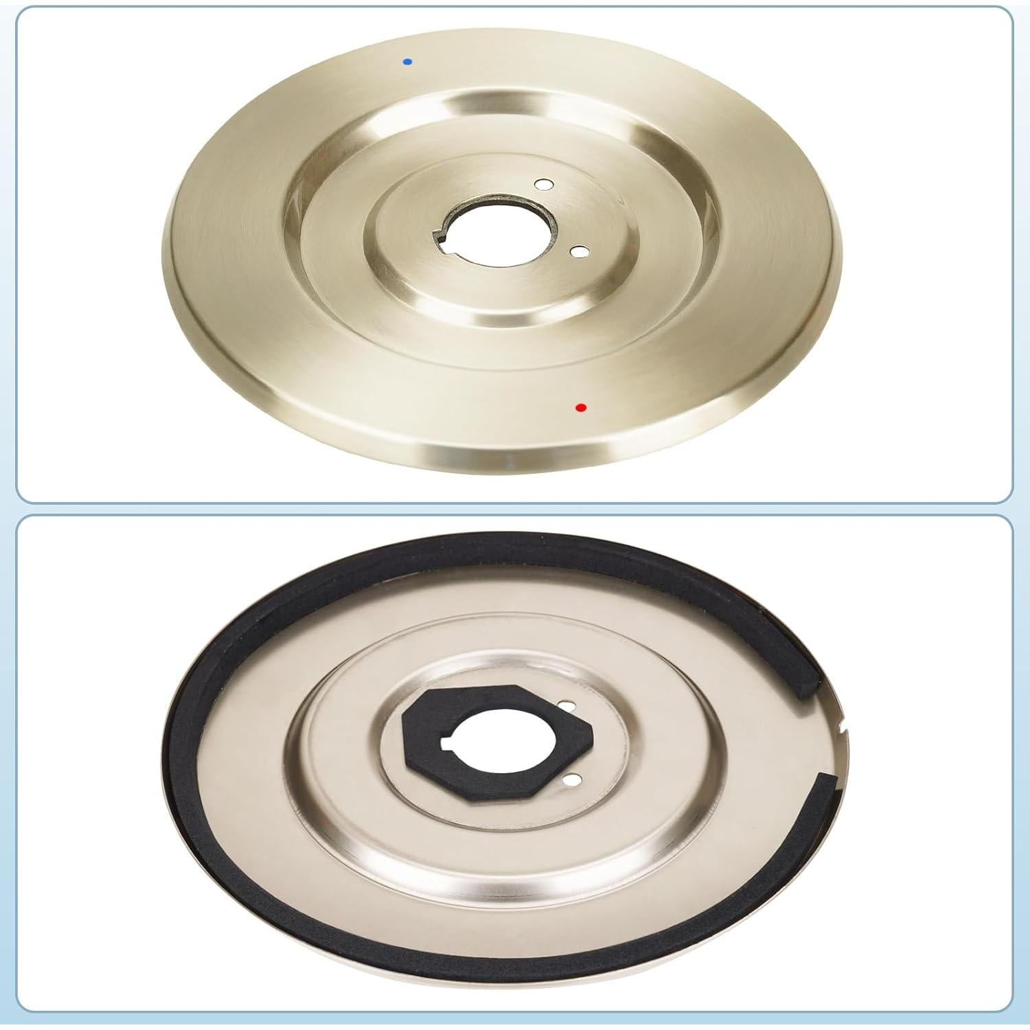 Reemplazo Escudo Moen 16090 Chateau Níquel Cepillado 17.78cm