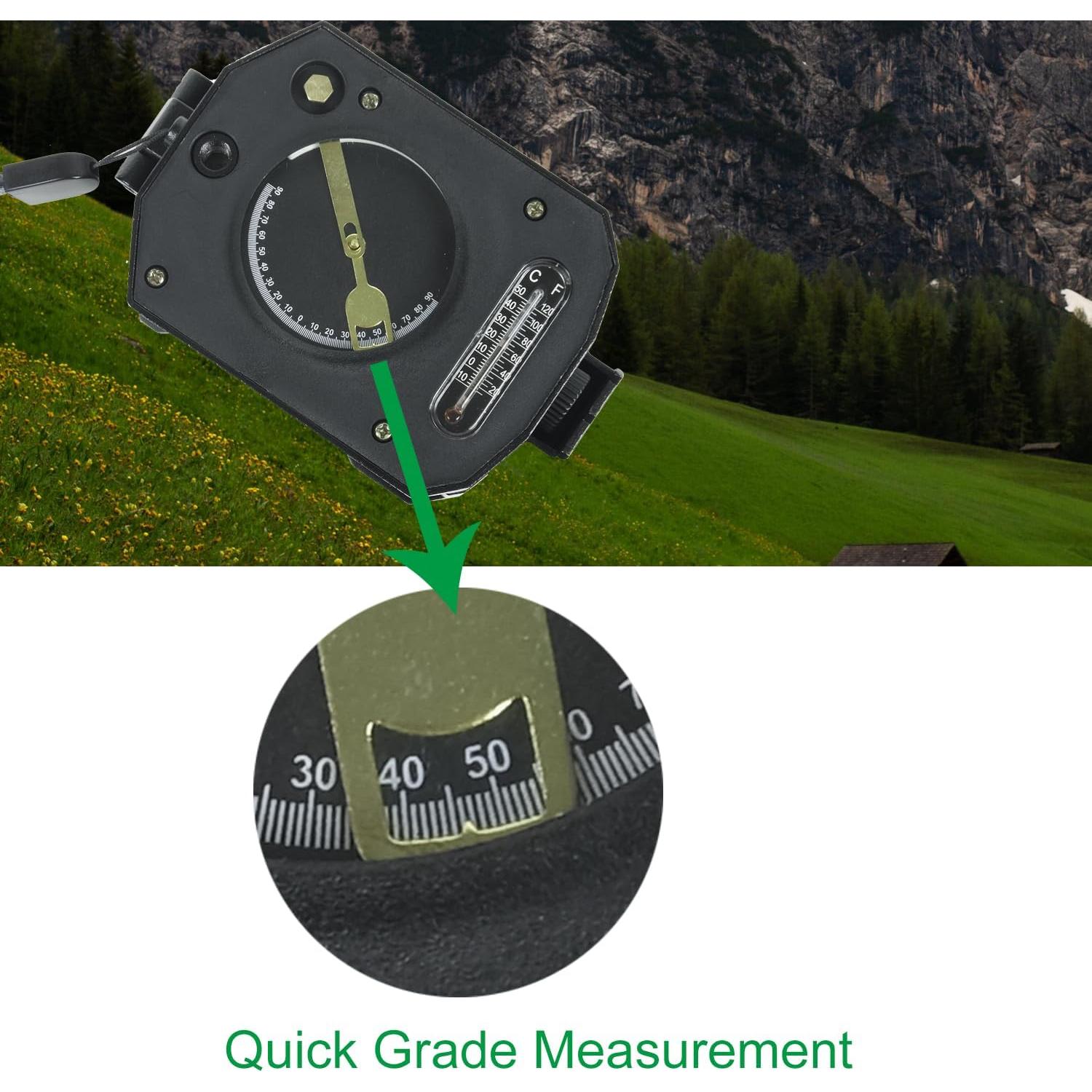 Brújula Militar JYEASTZ con Clinómetro y Lente Ajustable
