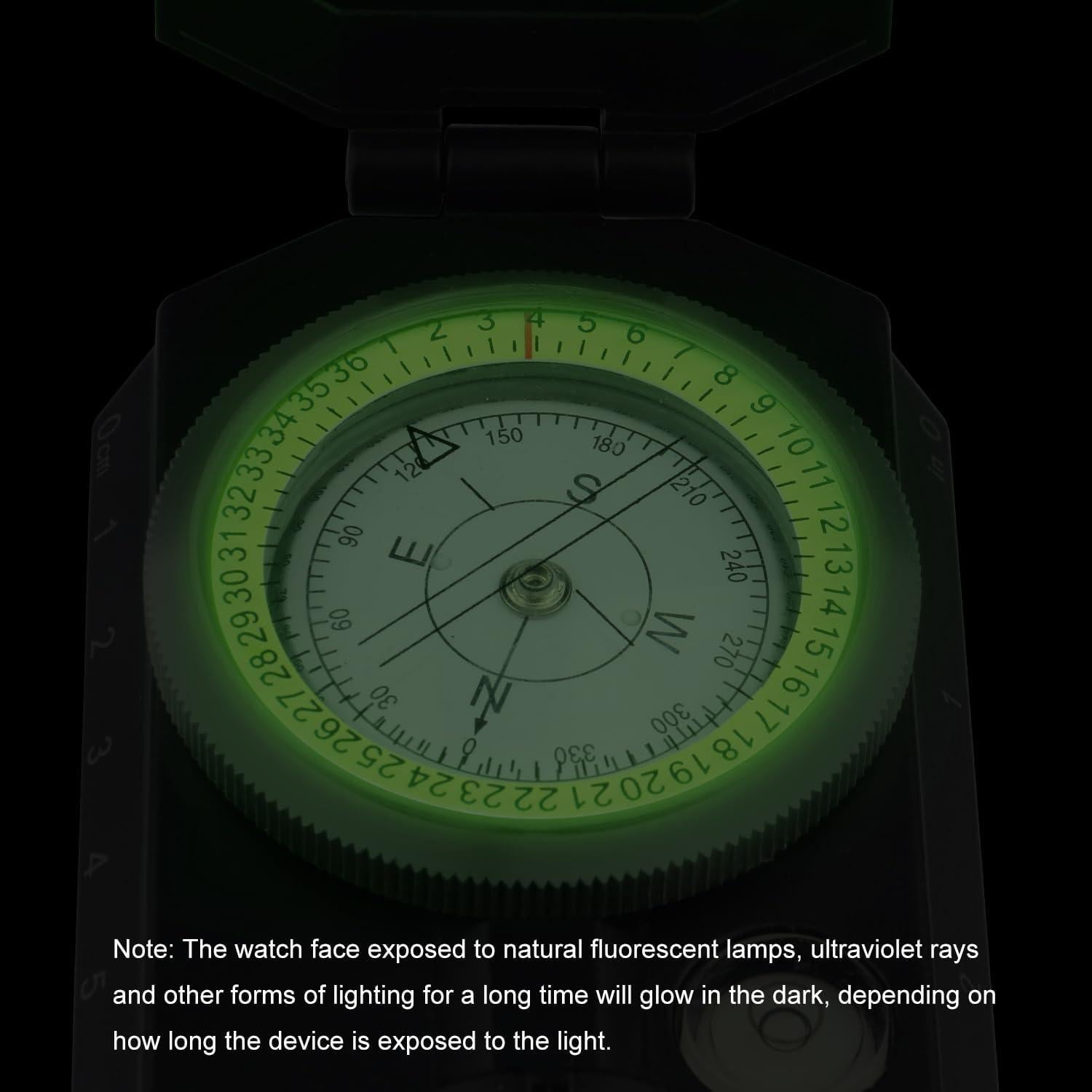 Brújula Militar JYEASTZ con Clinómetro y Lente Ajustable