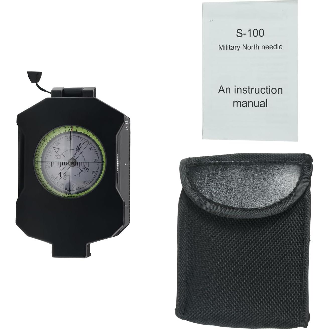 Brújula Militar JYEASTZ con Clinómetro y Lente Ajustable