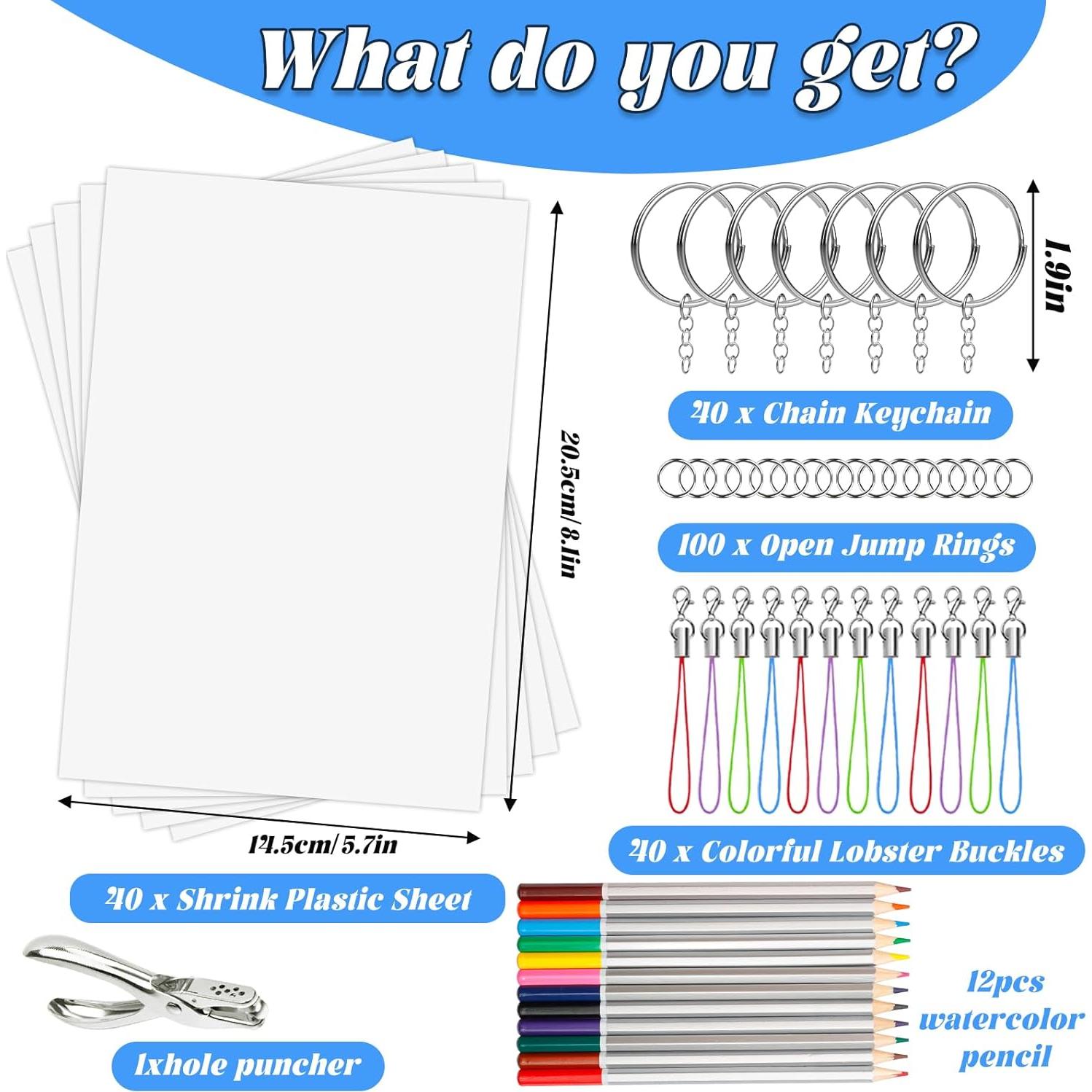 Kit de Llaveros Natonhi 239 Piezas Termocontraíble