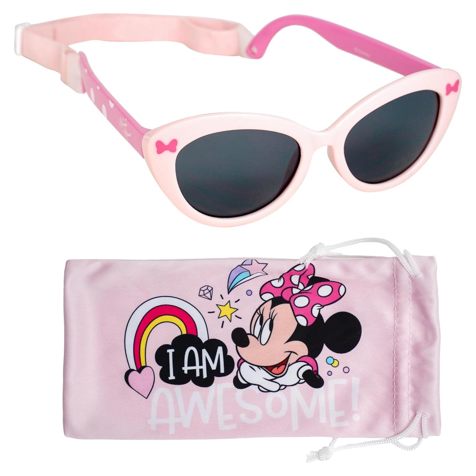 Gafas de sol Minnie Mouse para bebés UV400 con estuche