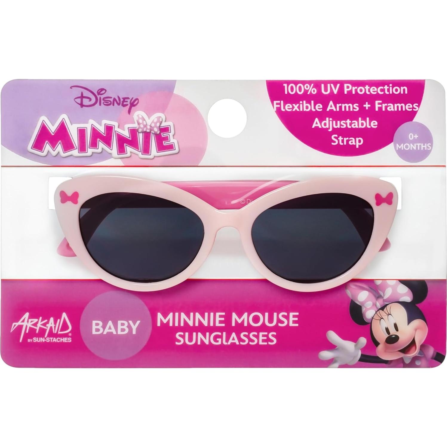 Gafas de sol Minnie Mouse para bebés UV400 con estuche