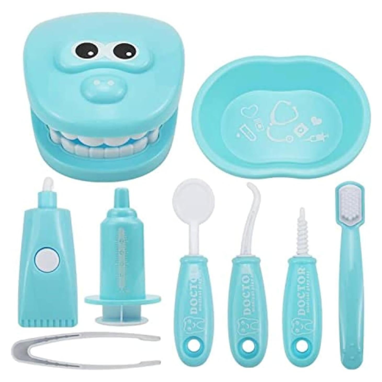 Juego de dentista 9 piezas OPTSPTOY - Kit educativo para niños