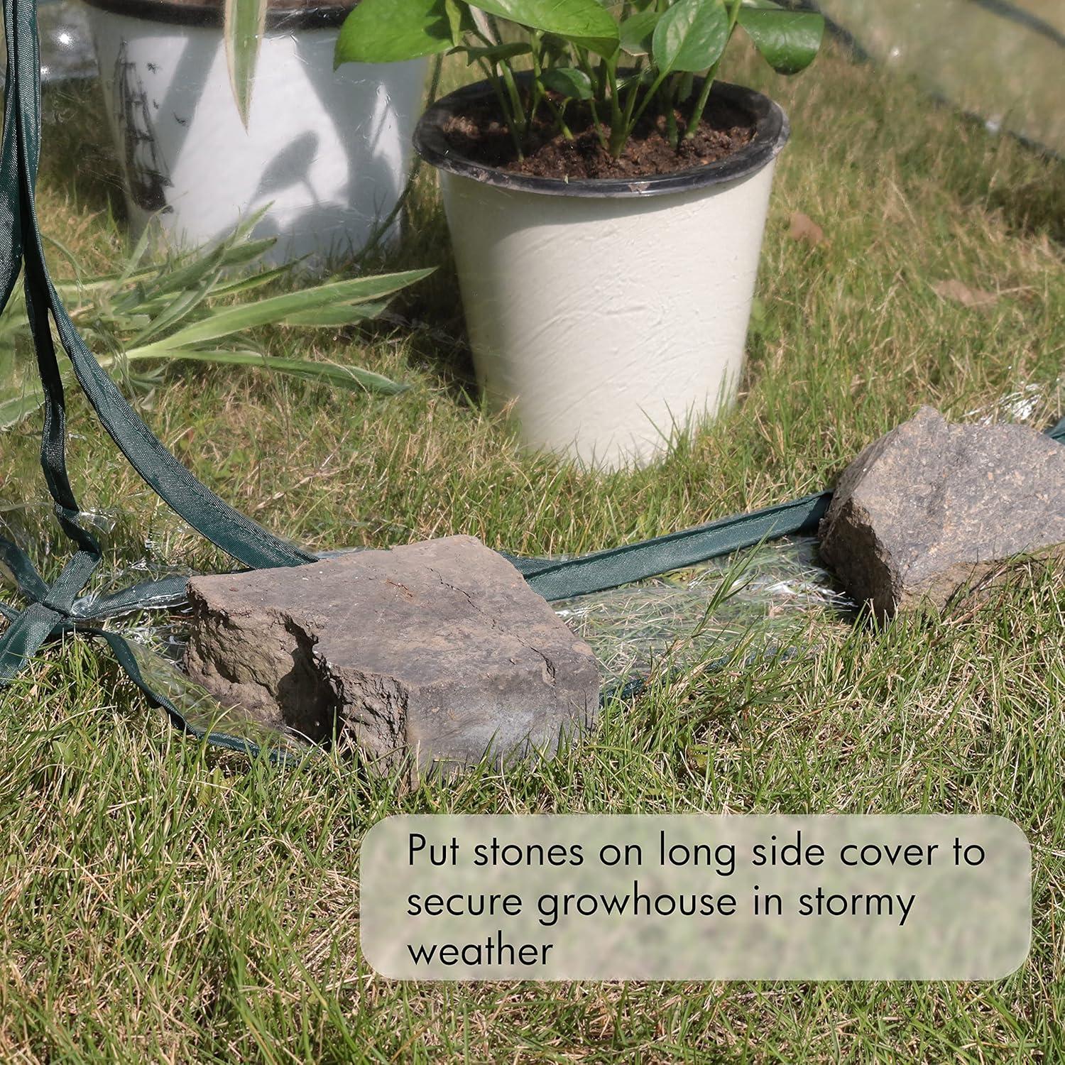 Invernadero Pop-up Gardzen 68.5x68.5x78.7 cm para Plantas